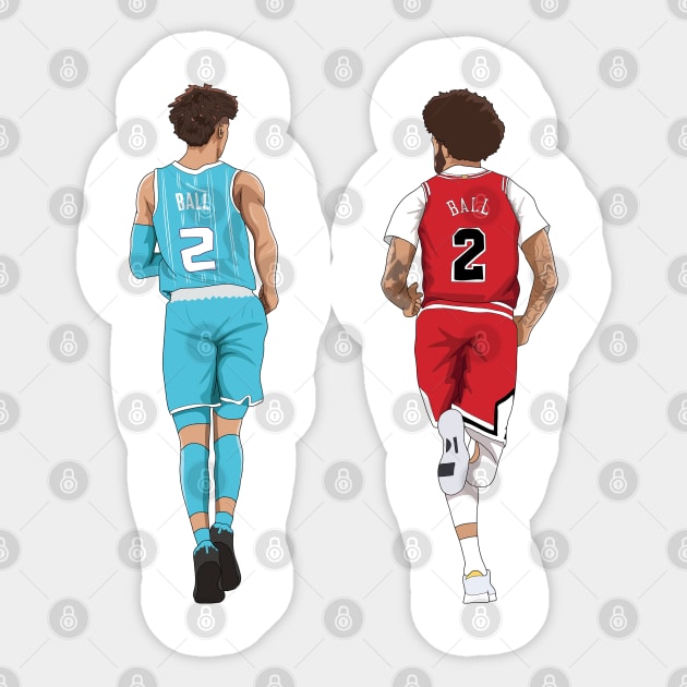 Lamelo Ball x Lonzo Ball Sticker by xavierjfong